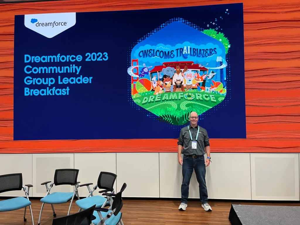 Dreamforce 2023 Community Group Leader Breakfast with Peter Knolle