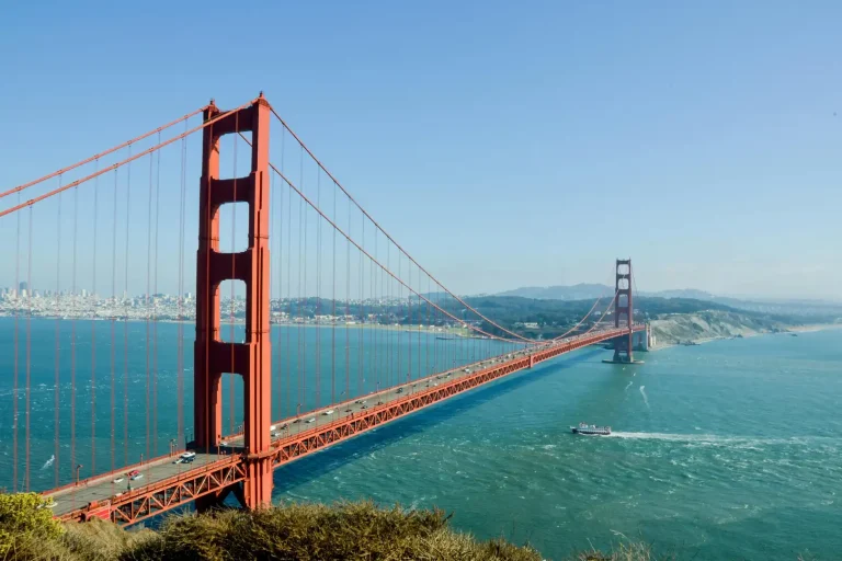 Golden Gate Bridge and water