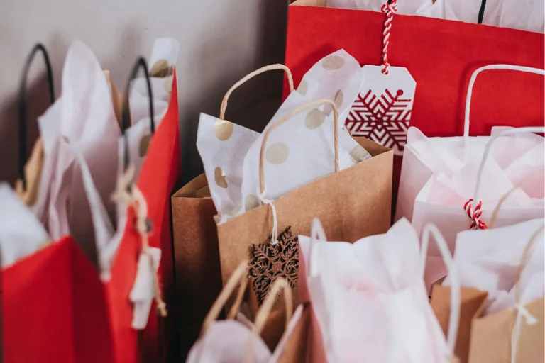 Holiday gift bags