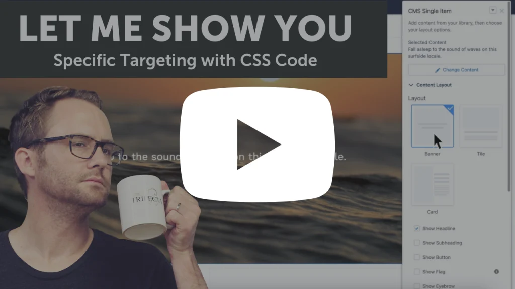 LMSY Specific Targeting with CSS YouTube Thumbnail