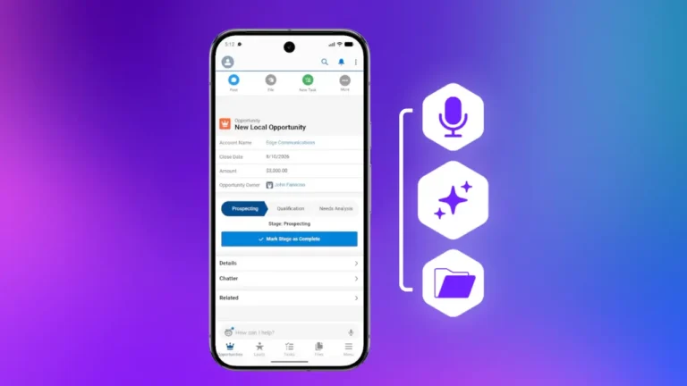 phone with information record icons