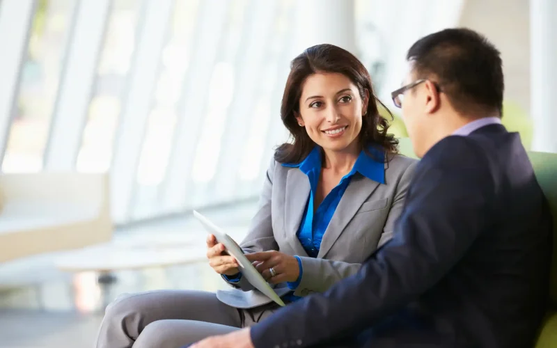data 360 two business professionals
